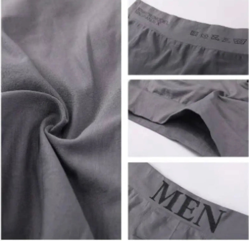 Kit 6 Male Seamless Boxer Briefs