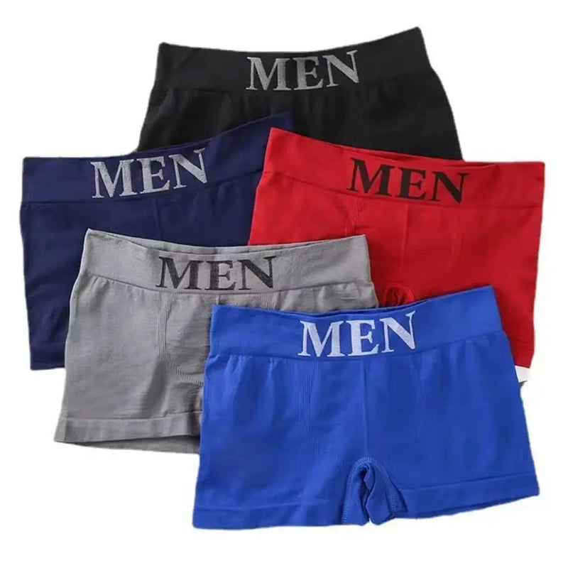 Kit 6 Male Seamless Boxer Briefs