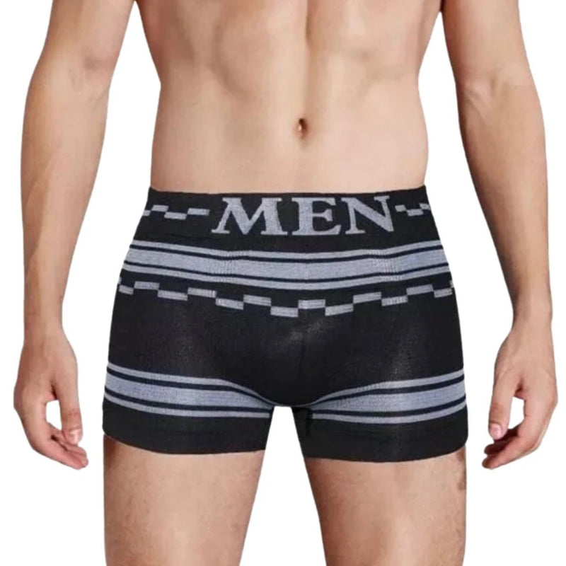 Kit 6 Male Seamless Boxer Briefs